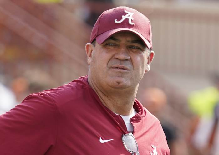 Bill O'Brien 2022 Alabam offensive coordinator USATSI_19018125 cropped